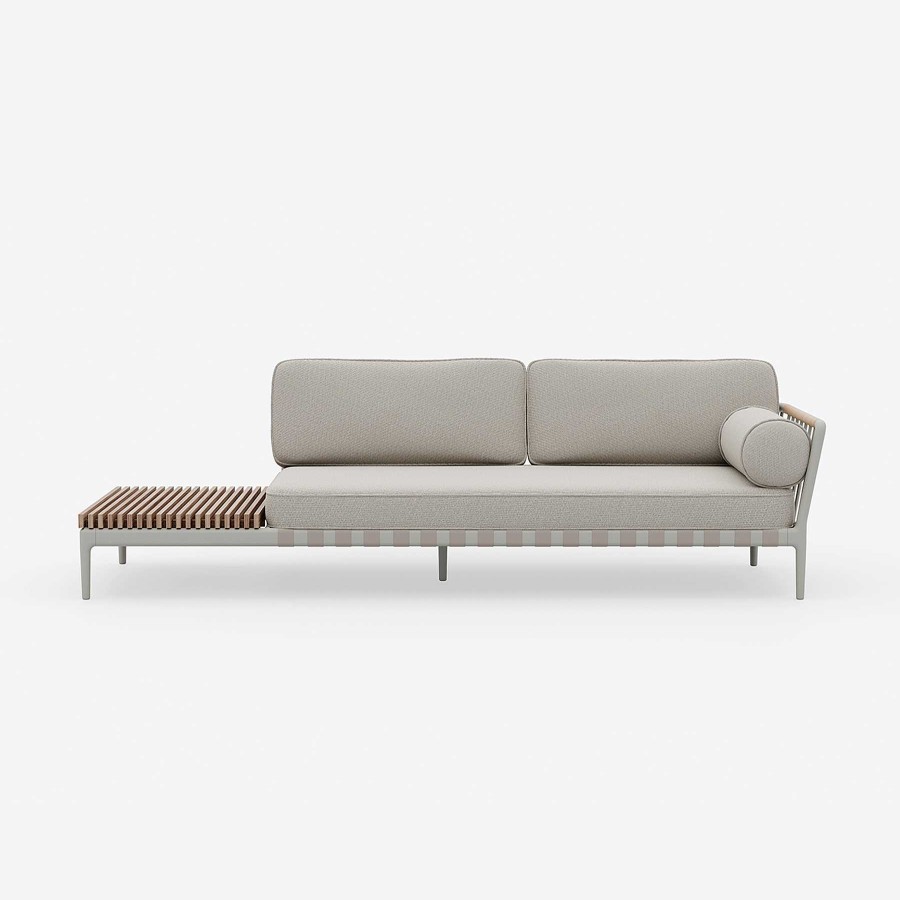 Mobler Vipp | Open-Air Sofa Table End (Left Or Right)